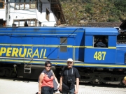 pociągiem na Machu Picchu